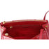 PRADA Saffiano Small Satchel Shoulder Bag Red Leather